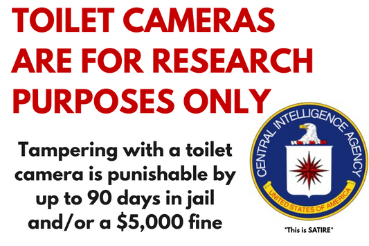 FBO Toilet Camera Stickers (SATIRE ONLY)