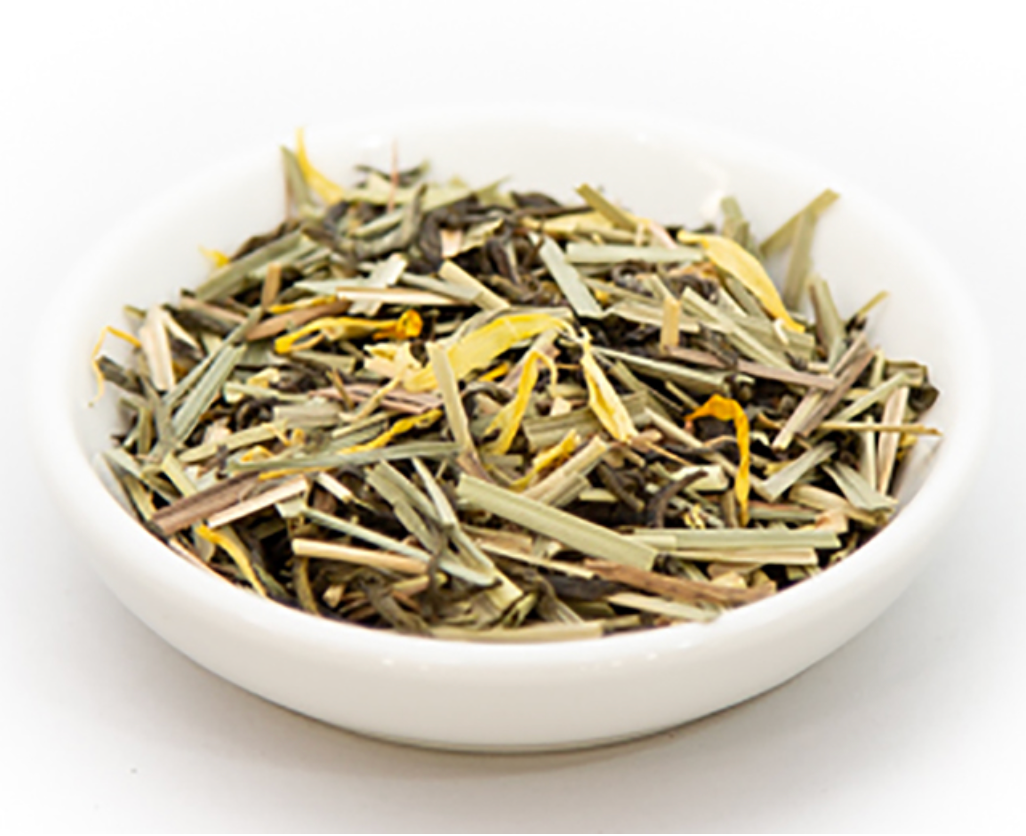 Sunshine Susie Jasmine Citrus Green Tea by Legendary Aviation Coffee Company in Rockwall, Texas – a refreshing green tea blend with bright citrus flavors and aromatic jasmine, perfect for a light, uplifting brew