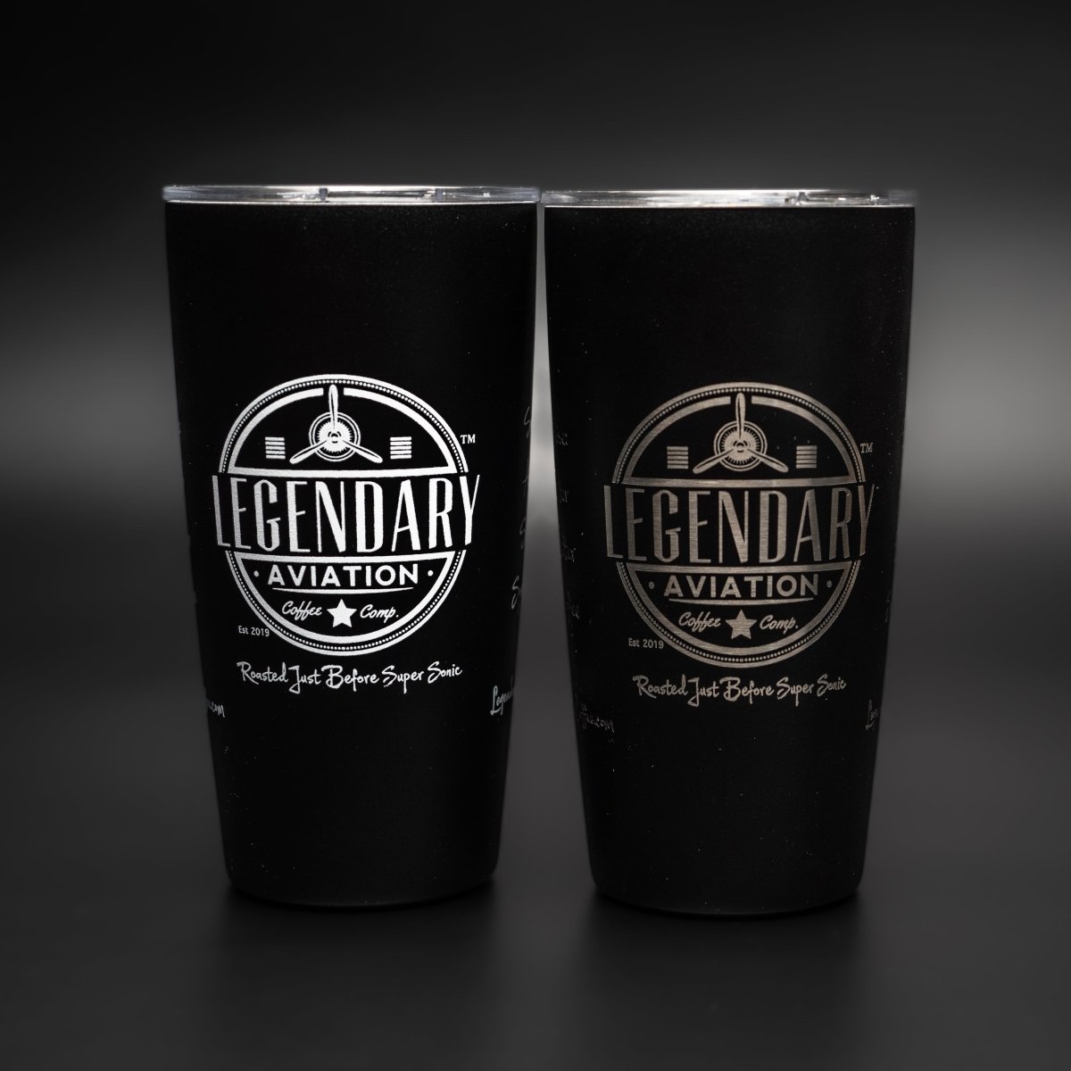 Air-Tumbler 16oz Caffeine Refueler by Legendary Aviation Coffee - Thumbnail 2