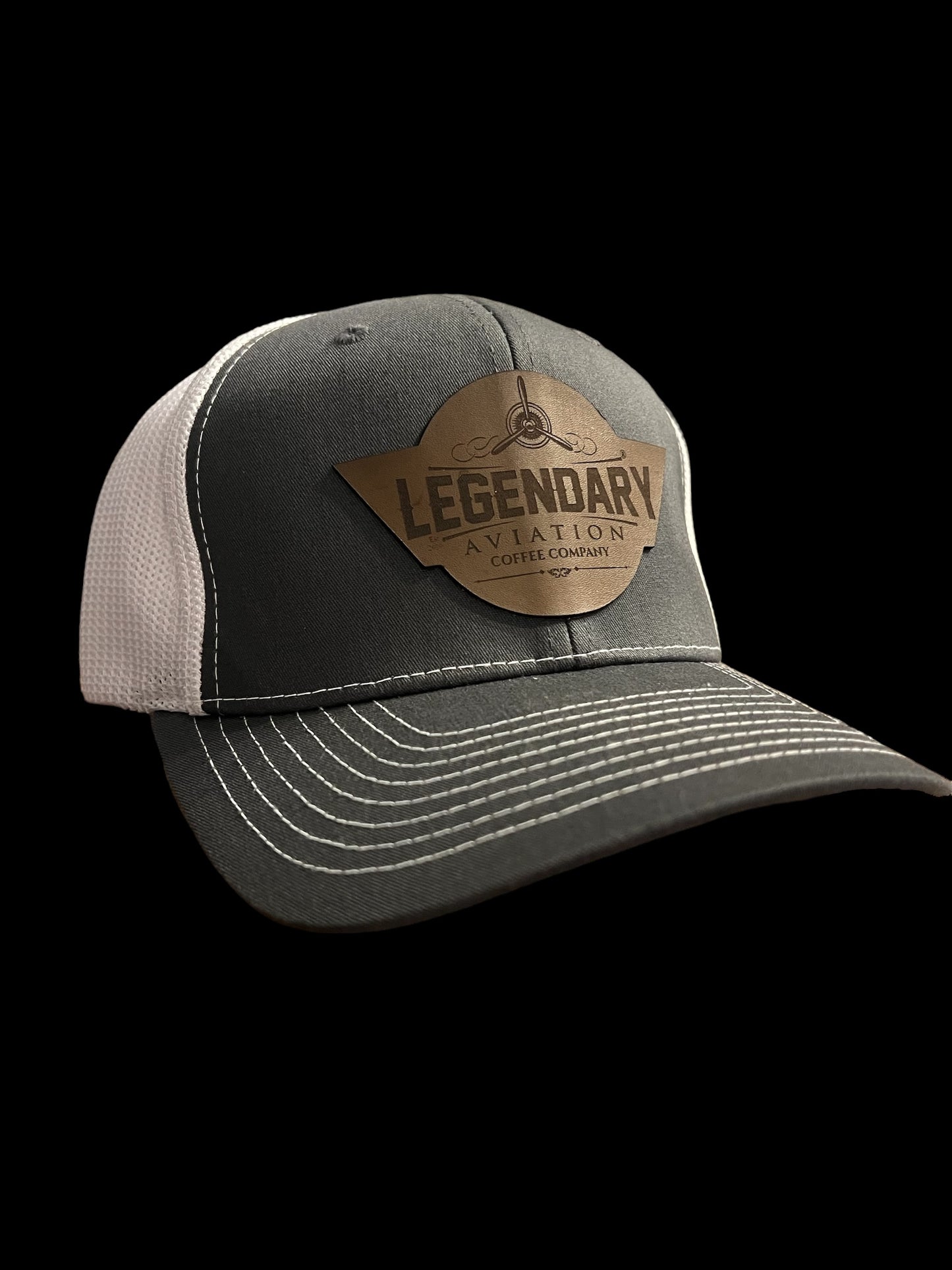 Legendary Aviator Leather Patch Hat