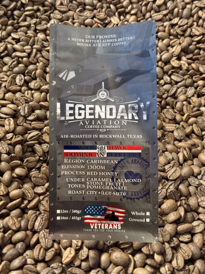 F - 117 Nighthawk | Dominican Republic Estate (Released 1/31/25) - Coffee - Specialty Coffee, Teas, and Syrups, Air - Roasted in Rockwall, Texas by Legendary Aviation Coffee Company