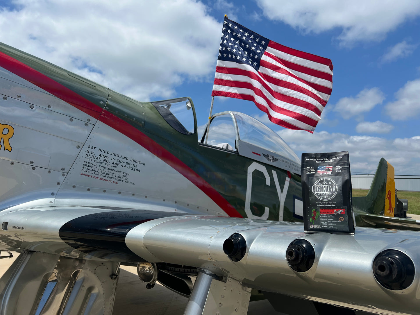 Tarrazu Mustang Coffee - Specialty-grade air-roasted coffee from Costa Rica, featuring milk chocolate, apple, and walnut notes. Available at Legendary Aviation Coffee in Rockwall, Texas