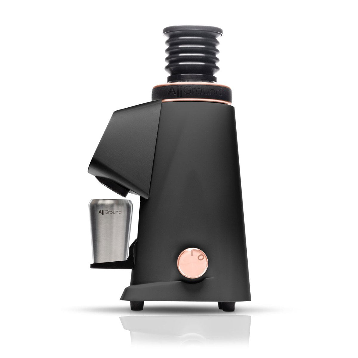 Fiorenzato AllGround ProBrew Filter Coffee Grinder - Black w/ Rose Gold