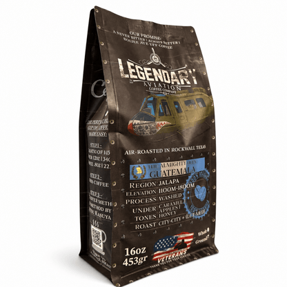 ALMIGHTY Huey | Guatemala Specialty Coffee — Well Rounded - Coffee - Specialty Coffee, Teas, and Syrups, Air-Roasted in Rockwall, Texas by Legendary Aviation Coffee Company