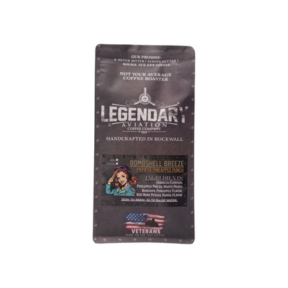 Bombshell Breeze | Papaya Pineapple Punch - Teas - Specialty Coffee, Teas, and Syrups, Air - Roasted in Rockwall, Texas by Legendary Aviation Coffee Company