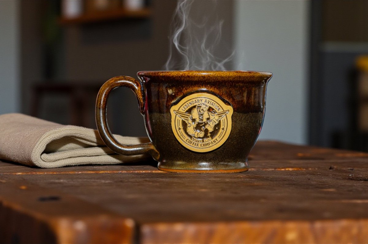 Legendary Aviator Latte Lover Mug | Handmade - Legendary Aviation Coffee Company - Mugs