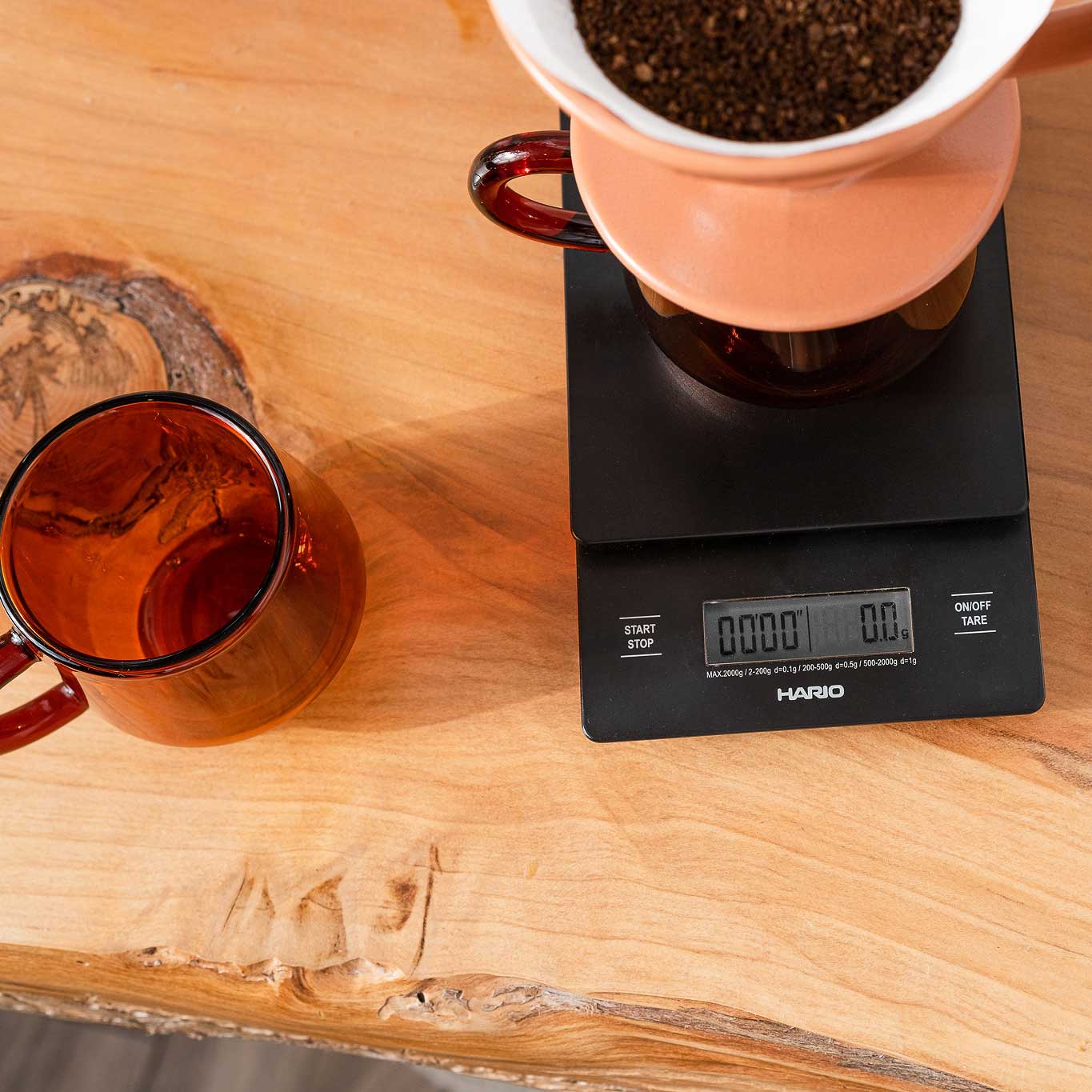 Hario V60 Drip Scale and Timer - Black - WARES - Specialty Coffee, Teas, and Syrups, Air - Roasted in Rockwall, Texas by Legendary Aviation Coffee Company