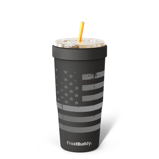Legendary Gunmetal Flag Tumbler | All - Mission | Ready To - Go - Mugs - Specialty Coffee, Teas, and Syrups, Air - Roasted in Rockwall, Texas by Legendary Aviation Coffee Company