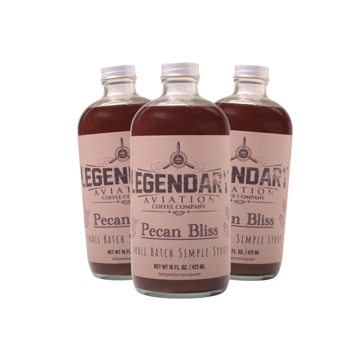 Legendary Pecan Bliss | Exclusively by and for Legendary Aviation Coffee - syrups - Specialty Coffee, Teas, and Syrups, Air - Roasted in Rockwall, Texas by Legendary Aviation Coffee Company