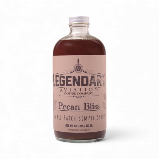 Legendary Pecan Bliss | Exclusively by and for Legendary Aviation Coffee - syrups - Specialty Coffee, Teas, and Syrups, Air - Roasted in Rockwall, Texas by Legendary Aviation Coffee Company