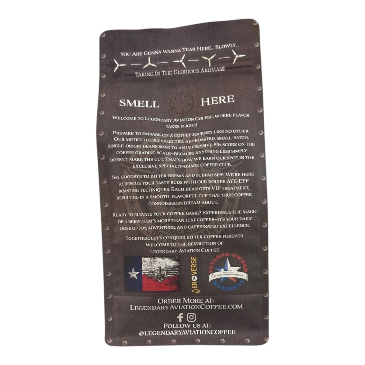NR7952 | The Little Red Bus — Ethiopia Natural | Wings & Grace Collection | Air - Roasted Light Roast - Coffee - Specialty Coffee, Teas, and Syrups, Air - Roasted in Rockwall, Texas by Legendary Aviation Coffee Company