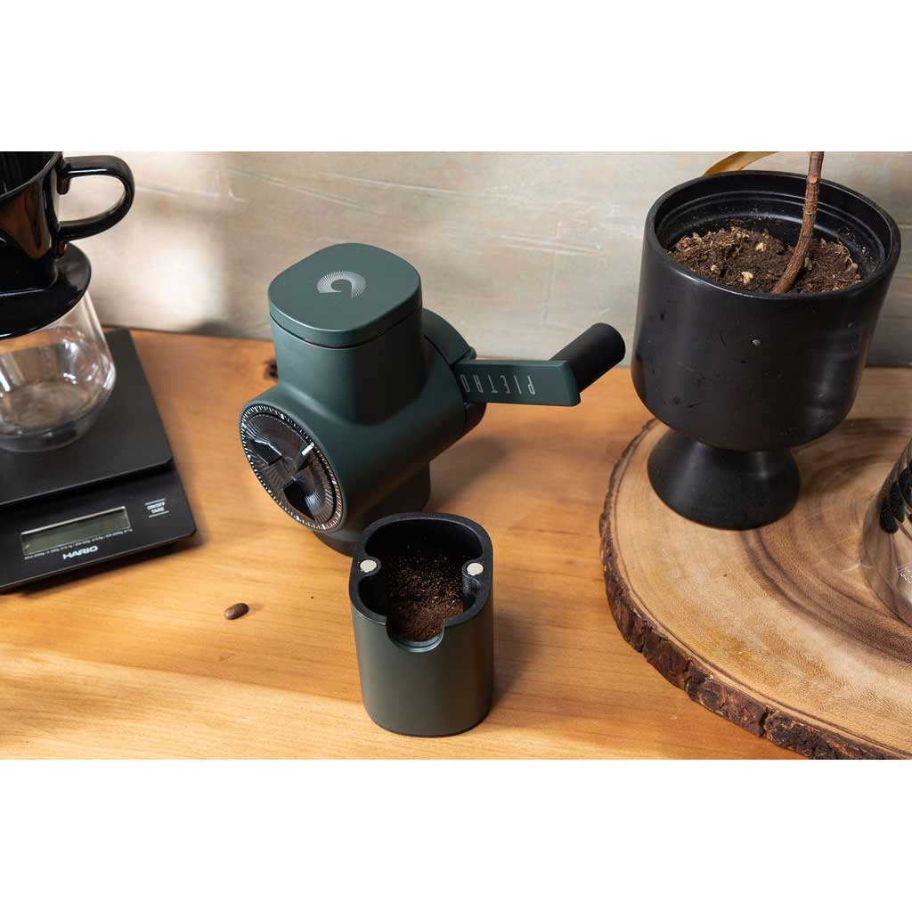 Pietro Pro Brewing Manual Coffee Grinder - Green - Thumbnail 5
