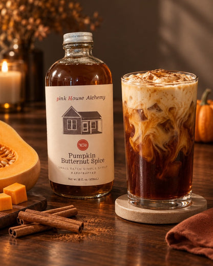 Pumpkin Butternut Spice by Pink House Alchemy - syrups - Specialty Coffee, Teas, and Syrups, Air-Roasted in Rockwall, Texas by Legendary Aviation Coffee Company