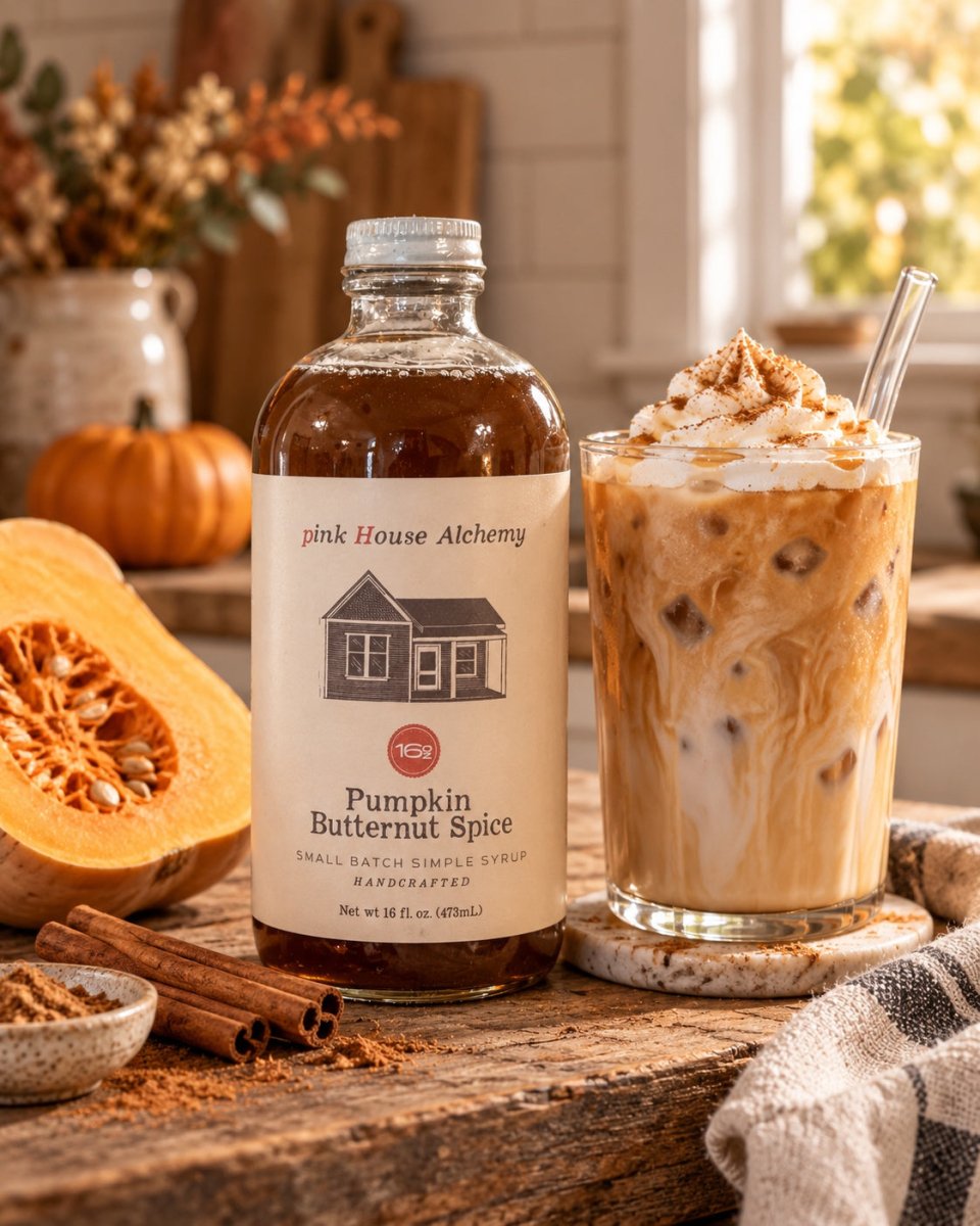 Pumpkin Butternut Spice by Pink House Alchemy - syrups - Specialty Coffee, Teas, and Syrups, Air-Roasted in Rockwall, Texas by Legendary Aviation Coffee Company