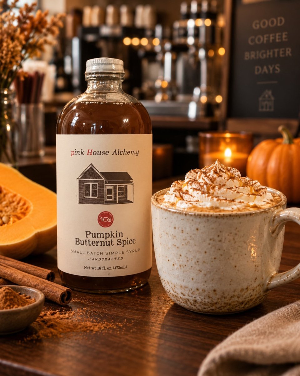 Pumpkin Butternut Spice by Pink House Alchemy - syrups - Specialty Coffee, Teas, and Syrups, Air-Roasted in Rockwall, Texas by Legendary Aviation Coffee Company