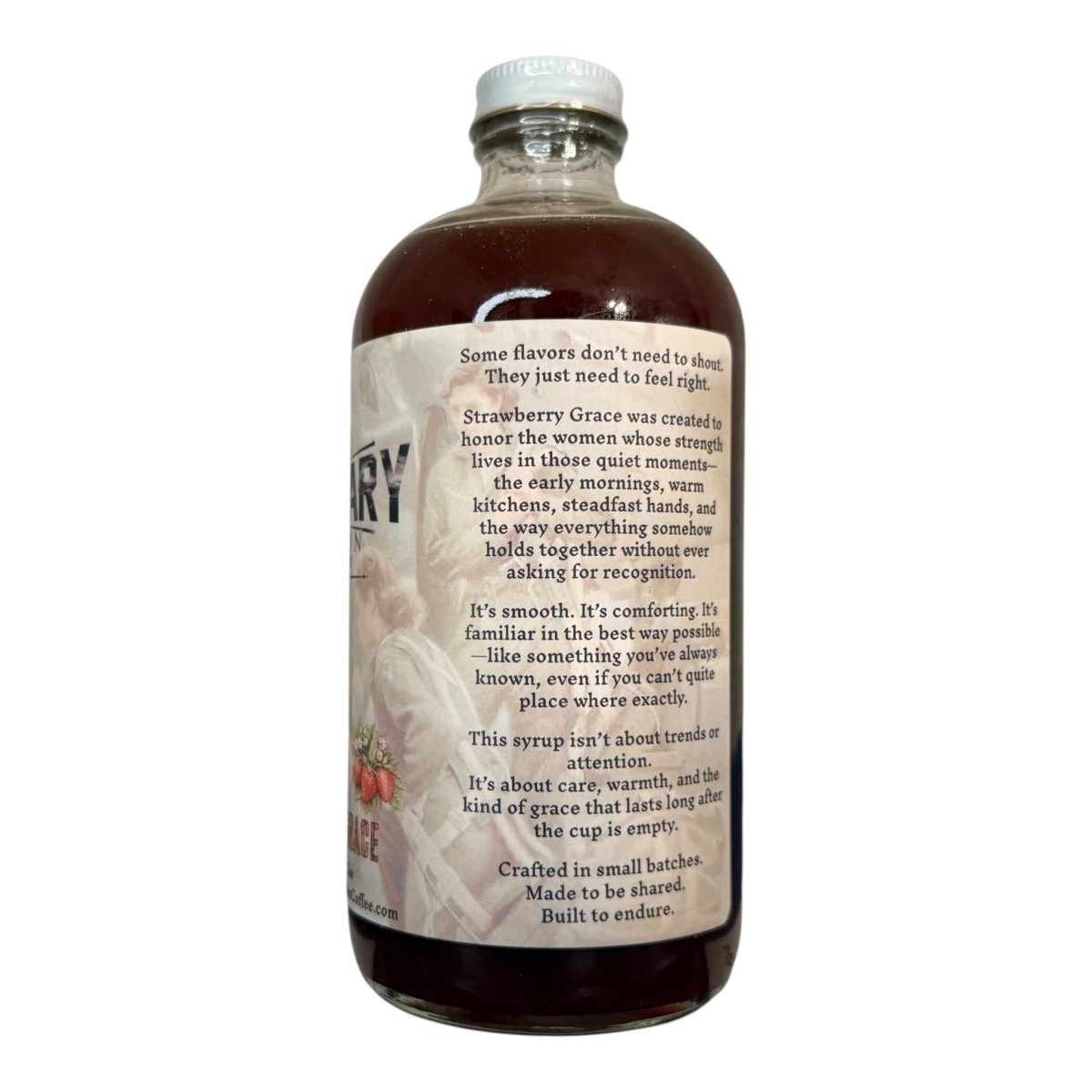 Strawberry Grace Simple Syrup | Exclusively for Legendary Aviation Coffee - syrups - Specialty Coffee, Teas, and Syrups, Air - Roasted in Rockwall, Texas by Legendary Aviation Coffee Company
