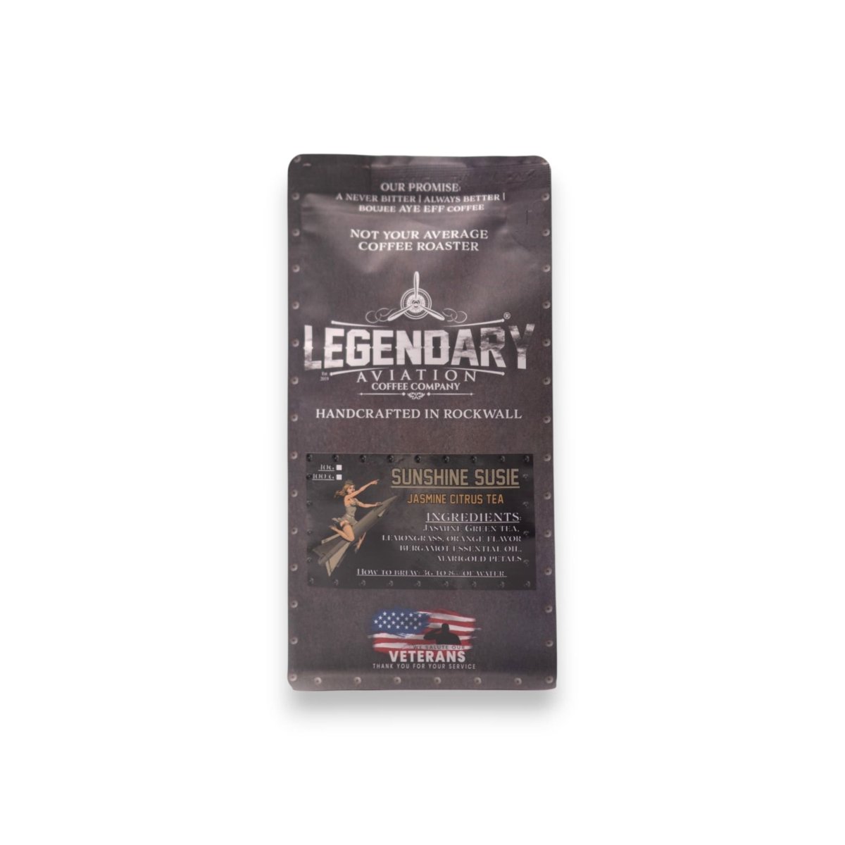 Sunshine Susie | Jasmine Citrus Tea Loose Leaf Tea - Teas - Specialty Coffee, Teas, and Syrups, Air - Roasted in Rockwall, Texas by Legendary Aviation Coffee Company