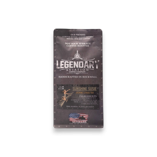 Sunshine Susie | Jasmine Citrus Tea Loose Leaf Tea - Teas - Specialty Coffee, Teas, and Syrups, Air - Roasted in Rockwall, Texas by Legendary Aviation Coffee Company