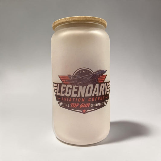 Talk to Me Goose – Legendary 16oz Frosted Glass - Cups - Specialty Coffee, Teas, and Syrups, Air-Roasted in Rockwall, Texas by Legendary Aviation Coffee Company