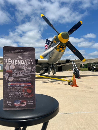 T.H.E. Tarrazu Mustang | Costa Rica - Full Bodied - Coffee - Specialty Coffee, Teas, and Syrups, Air - Roasted in Rockwall, Texas by Legendary Aviation Coffee Company