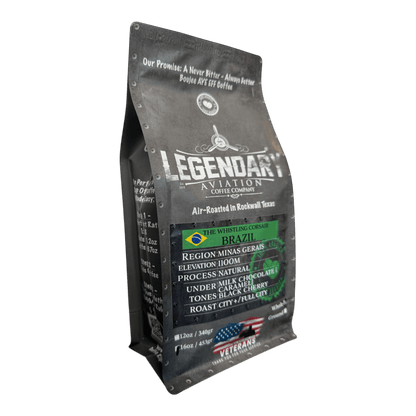The Whistling Corsair | Brazil - Released 1/17/25 - Coffee - Specialty Coffee, Teas, and Syrups, Air - Roasted in Rockwall, Texas by Legendary Aviation Coffee Company