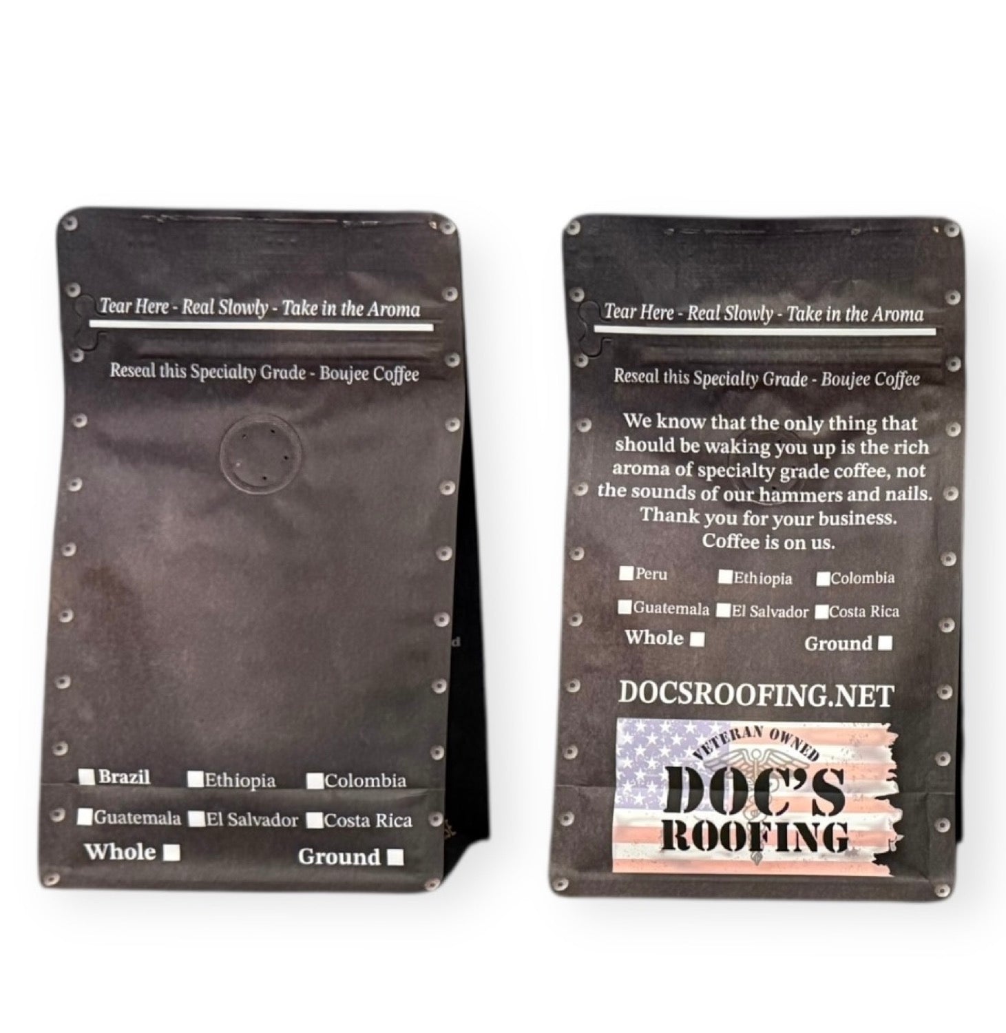 Co-branded Legendary Aviation Coffee bag