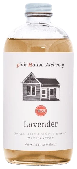 Lavender syrup bottle