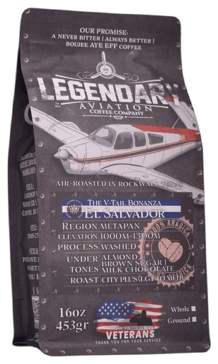 V-Tail Bonanza coffee bag